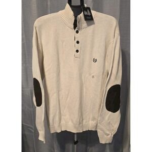 VTG Chaps Men's XL Pullover Sweater Cream NWT